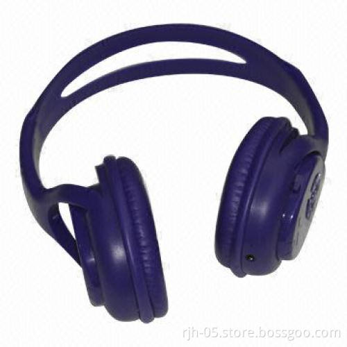 Super slim On-ear Stereo Bluetooth Headset with 20-20kHz Frequency Response Range, 1.2m Cord Length